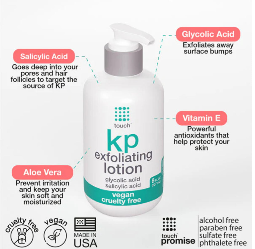 Touch KP Exfoliating Lotion with 12% Glycolic Acid & 2% Salicylic Acid