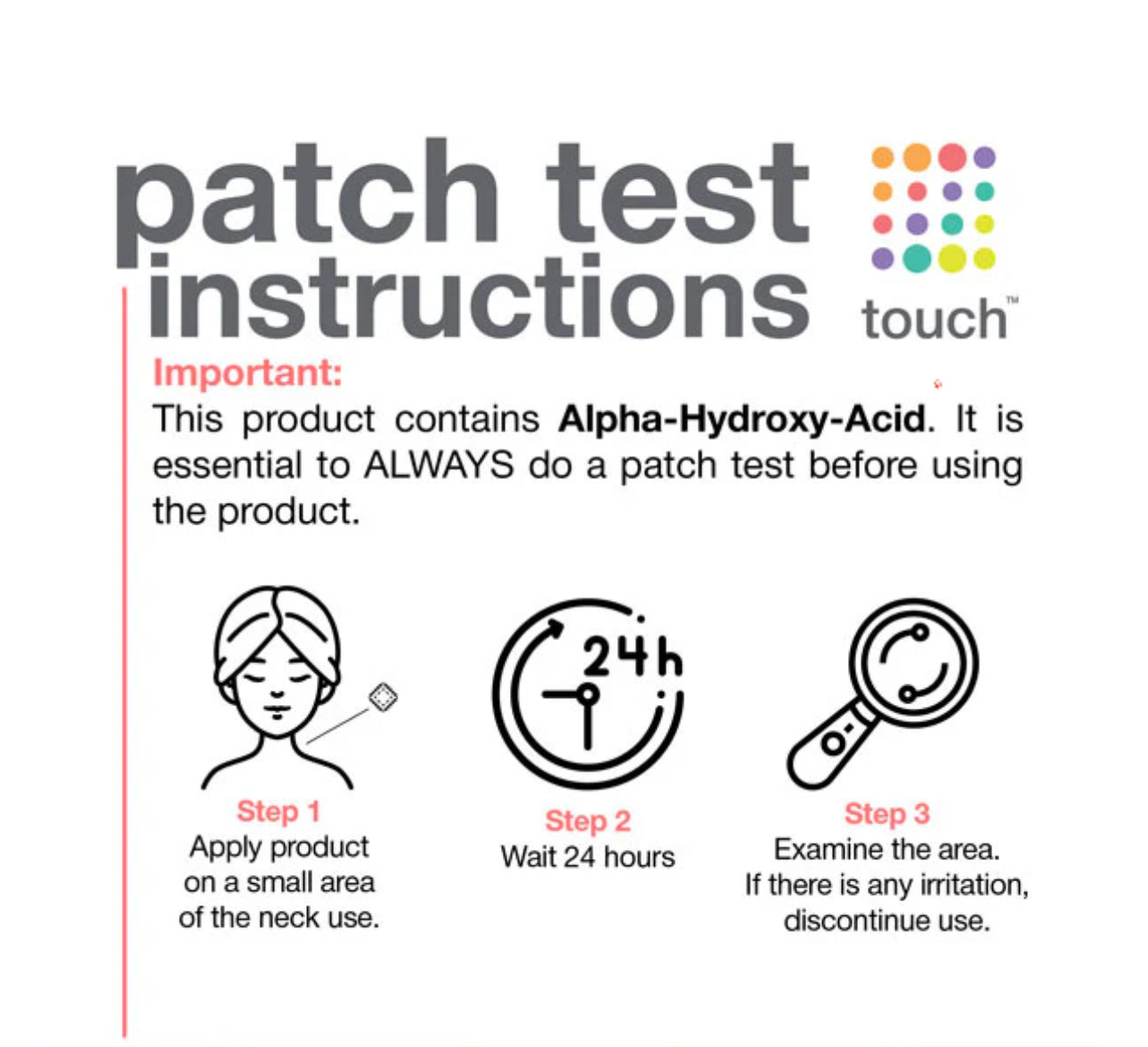 Touch Glycolic Acid Pads