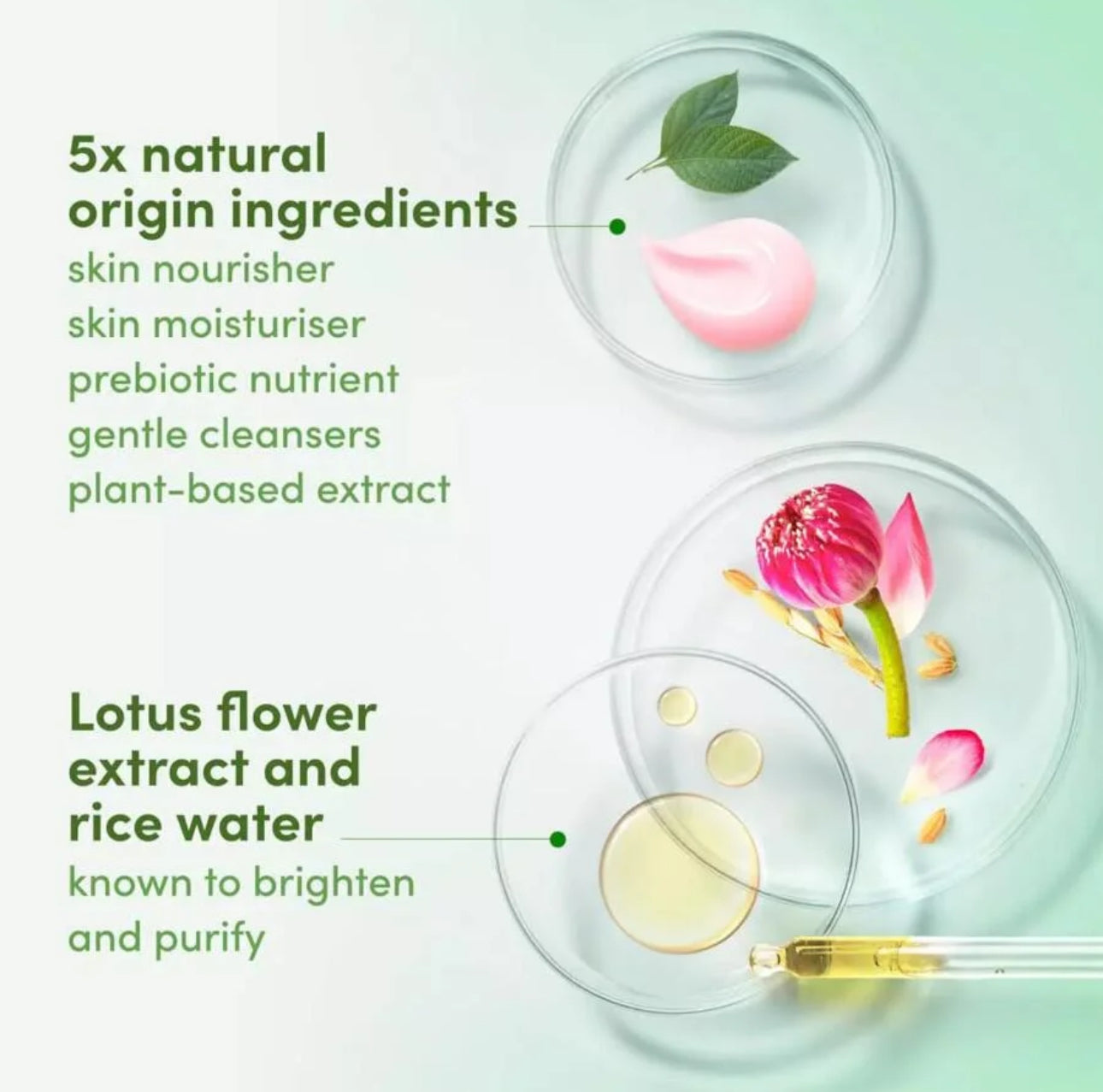 Dove Care By Nature Glowing Lotus Flower Extract And Rice Water Shower Gel - 225ml