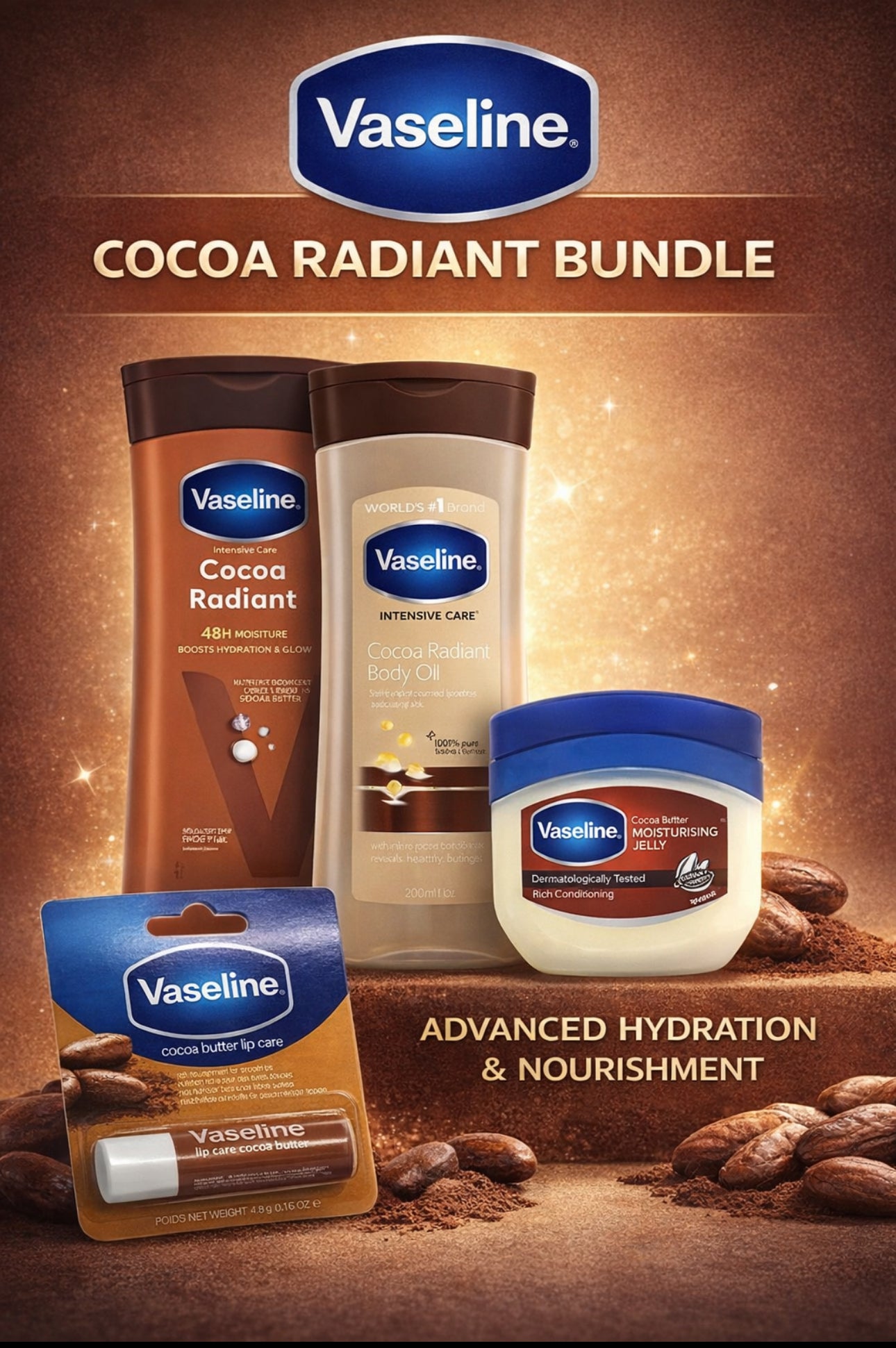 Vaseline Coco Butter Regime Bundle