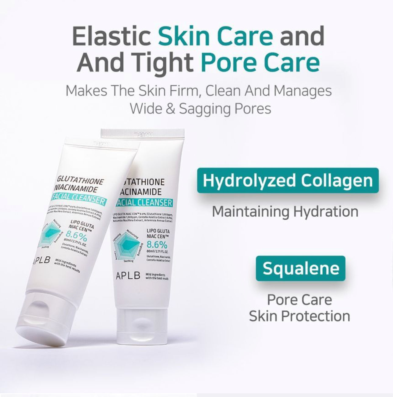 APLB Glutathione Niacinamide Facial Cleanser 80mls