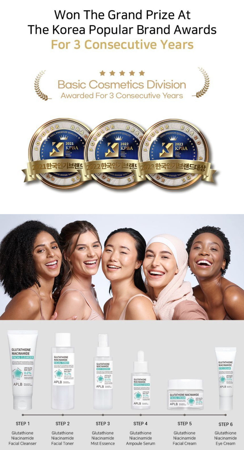 APLB Glutathione Niacinamide Facial Cleanser 80mls