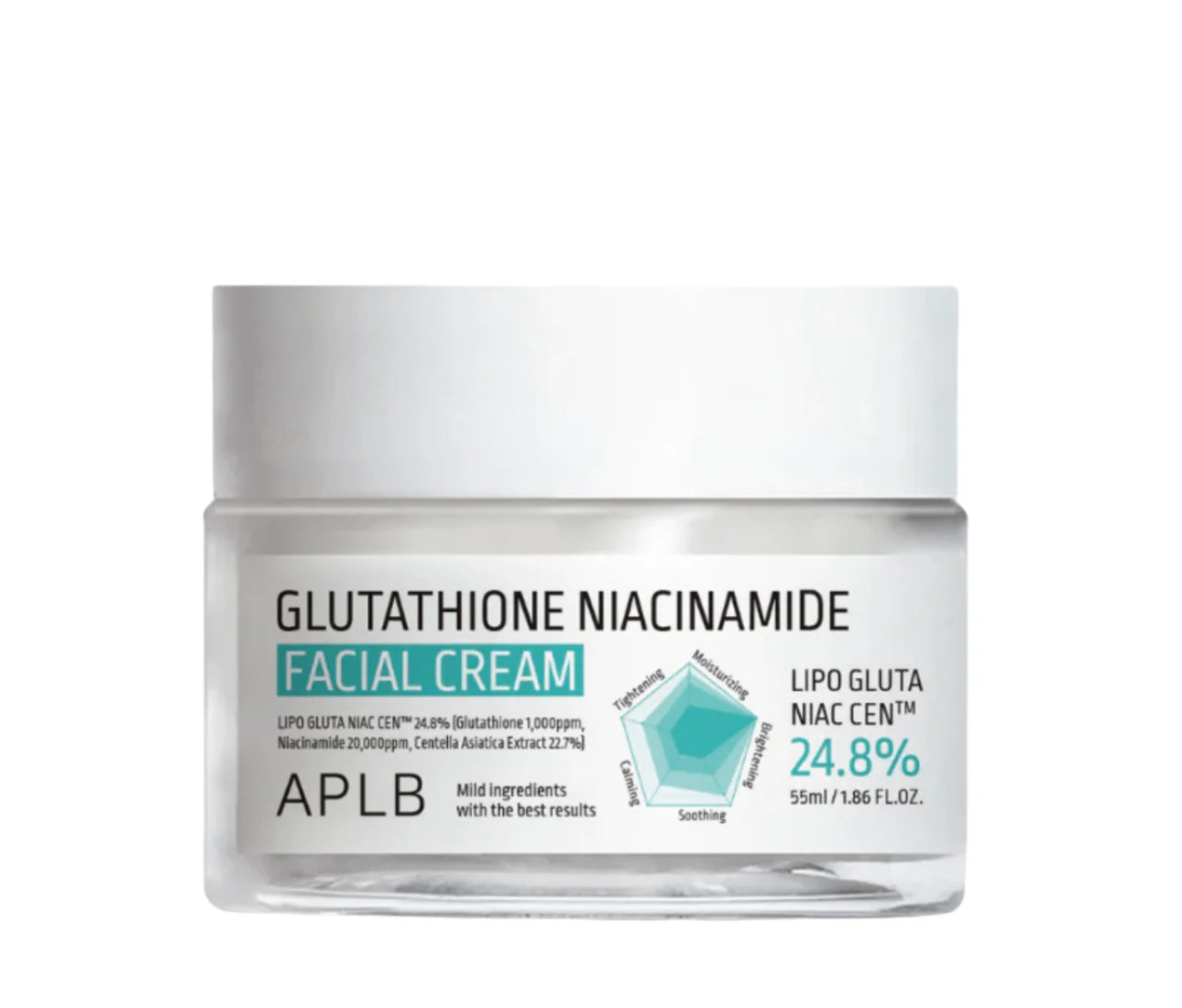 APLB Glutathione Niacinamide Facial Cream 55mls