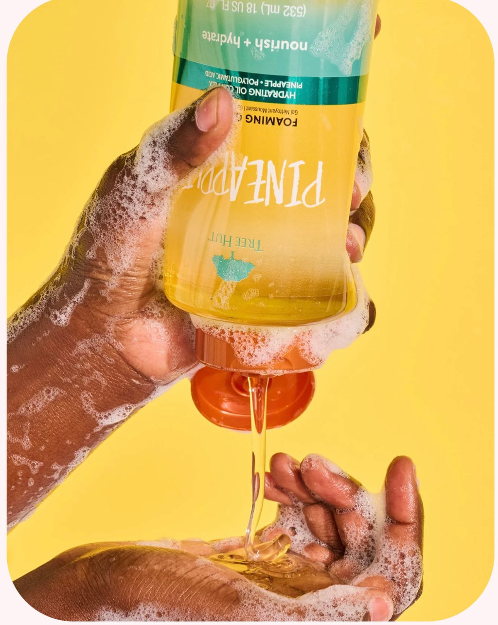 Tree Hut Foaming Gel Wash   532 mls