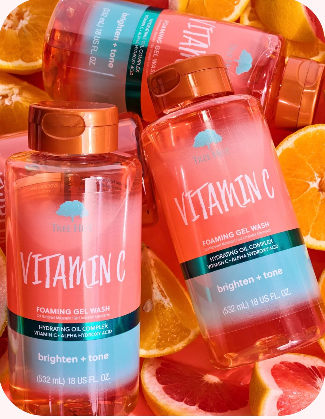 Tree Hut Foaming Gel Wash   532 mls