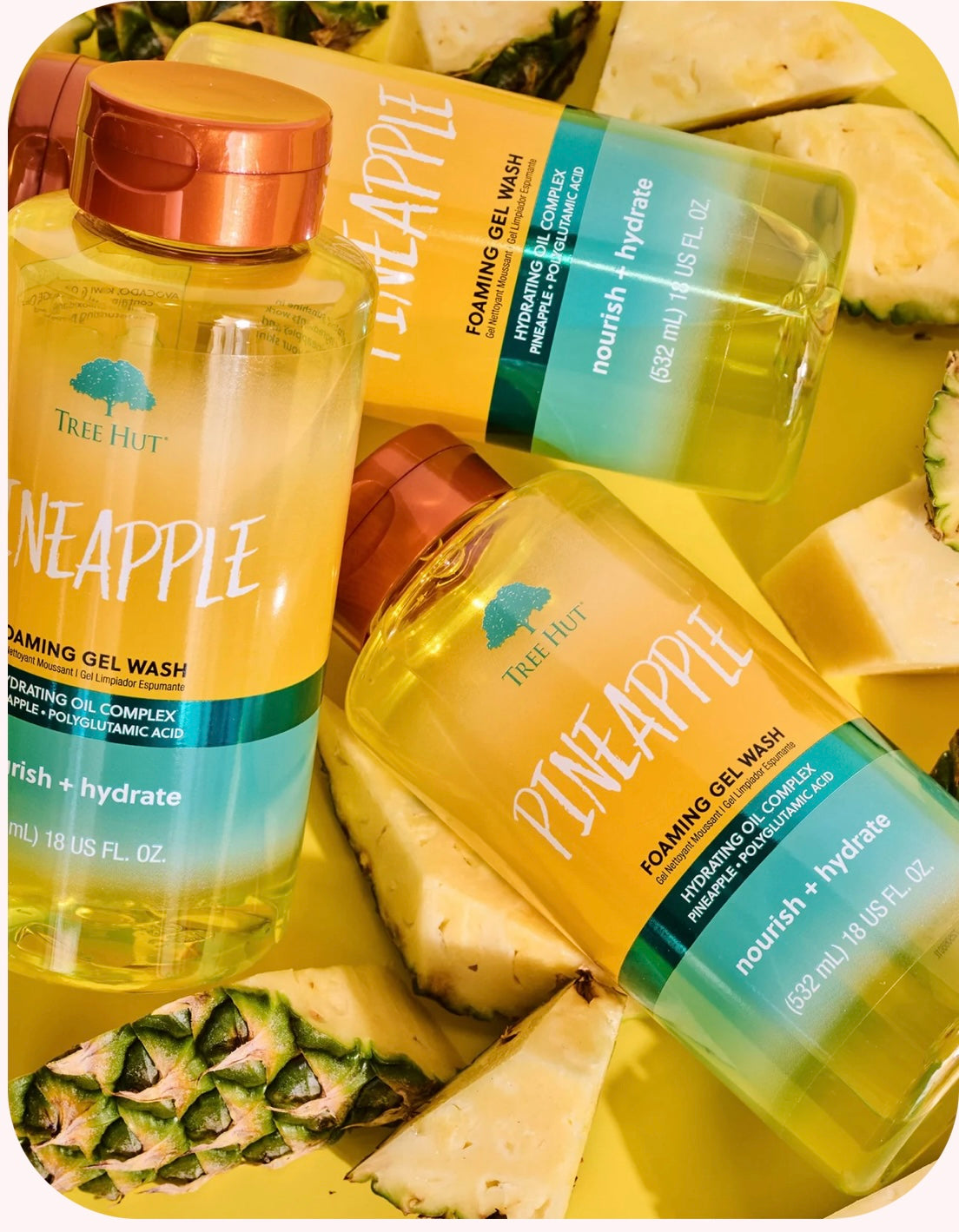 Tree Hut Foaming Gel Wash   532 mls