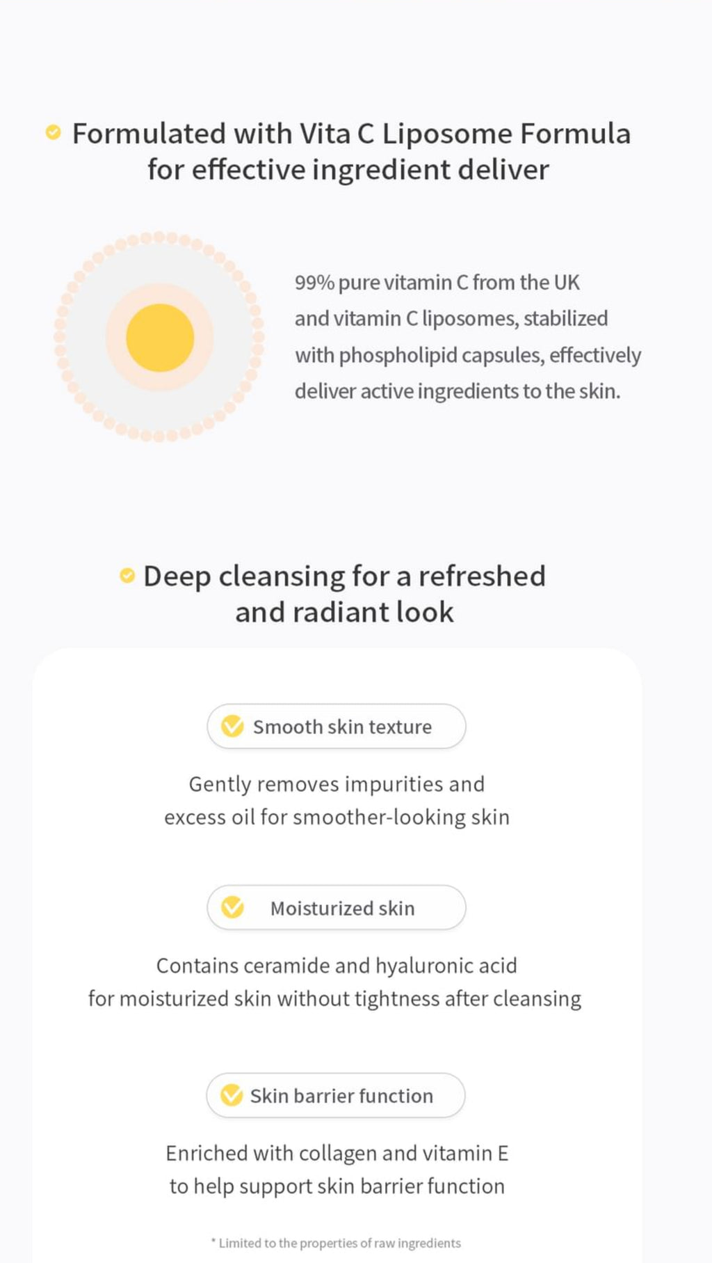 MISSHA - Vita C Plus Clear Complexion Foaming Cleanser 120mls