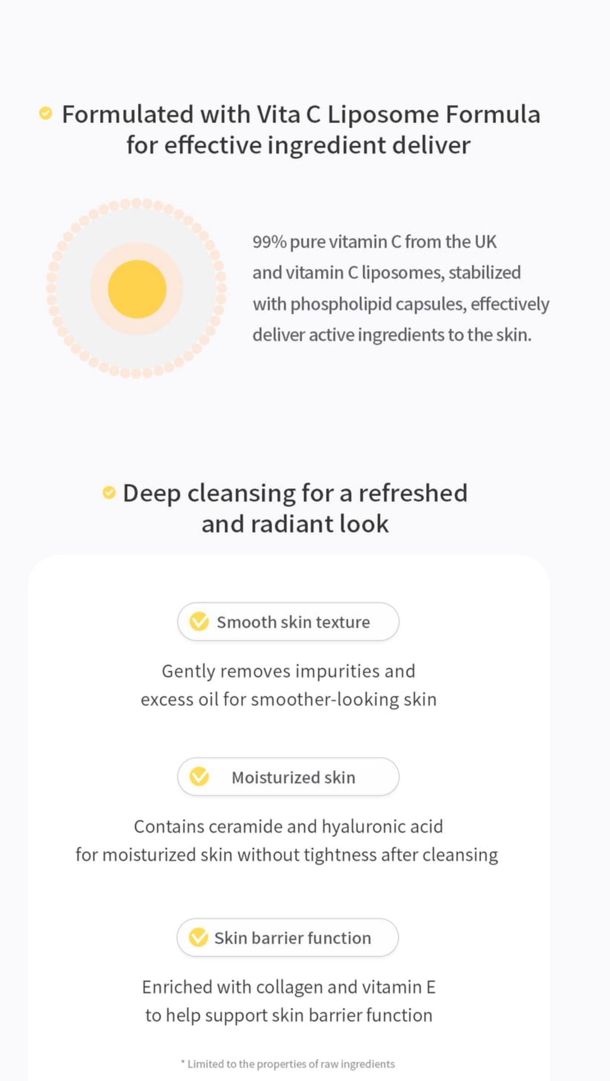 MISSHA - Vita C Plus Clear Complexion Foaming Cleanser 120mls